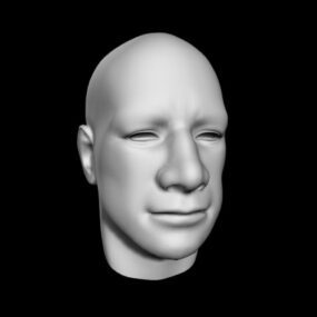 Head Of Man Character 3d-model