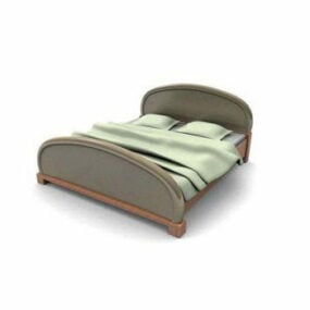 Sängynpääty ja jalkapöytä 3d-malli