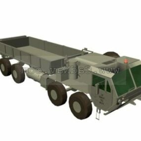 Modelo 3d de caminhão tático de mobilidade expandida pesada