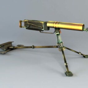 重機関銃3Dモデル