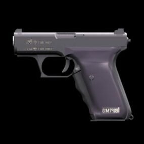 Heckler & Koch P7 Pistole 3D-Modell
