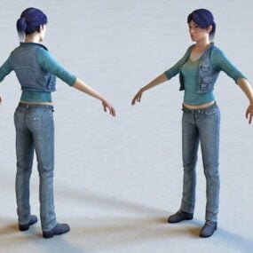 ヘレナ ローゼンタール クライシス キャラクター 3D モデル