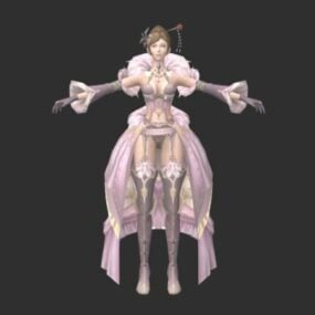 ヘレナ カトレア キャラクター 3D モデル
