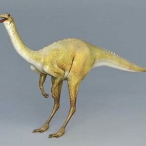 Modelo 3d de dinossauro herbívoro gálio
