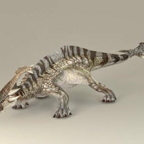 Mô hình 3d khủng long ăn cỏ