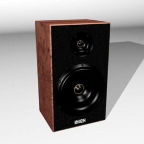 Hi-Fi-Lautsprecherbox 3D-Modell
