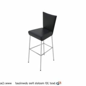 Меблі Барні стільці з високою спинкою 3d модель