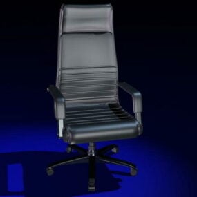 Korkeaselkäinen Boss Chair 3D-malli