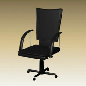 3D-модель високого офісного обертового крісла