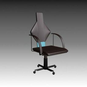 High-back Office Swivel Chair 3d model