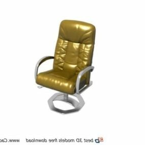 Furniture High Back Swivel Boss Chair 3d model