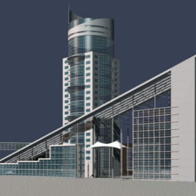 High-grade Commercial Office Buildings 3d model