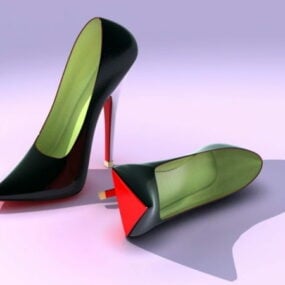 ハイヒールの靴3Dモデル