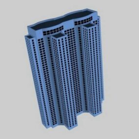 3D model výškové bytové věže