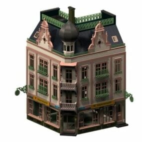 Tarihi Şehir Evi 3d modeli
