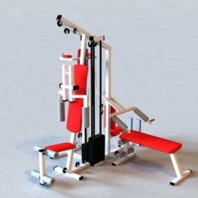 홈 체육관 운동 장비 3d 모델