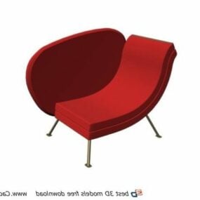 Furniture Home Chaise Lounge Chair 3d model