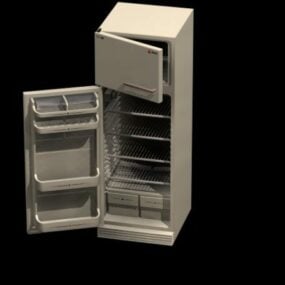 Modello 3d del frigorifero elettrico domestico
