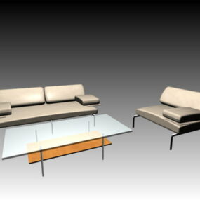 Home Office Sofa Set 3d model