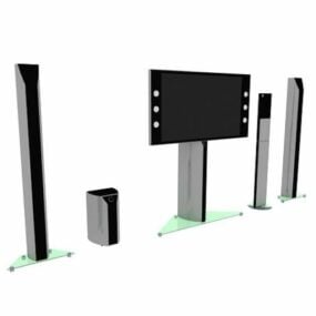 Home Theater System 3d model