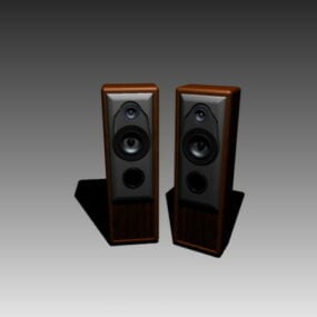 Home Theatre Speaker System 3d model