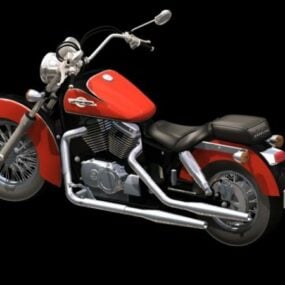 Honda Shadow Motorcycle 3d model