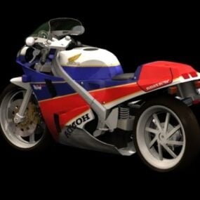 Honda Vfr750f Motorcycle 3d model