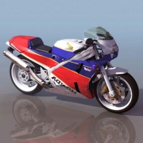 Sport Bike With Out Material 3d model