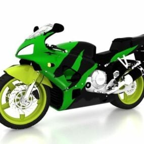 Honda Road Racing Motorcycle 3d model