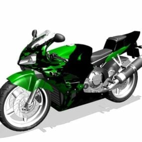 Honda Sport Motorcycle 3d model