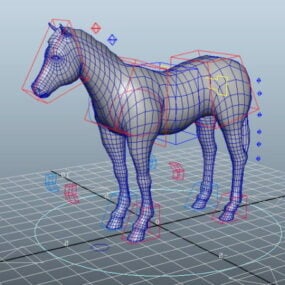 Hevonen Maya 3d-malli