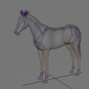 Horse Rigged 3d model