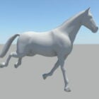 Animation de course de chevaux