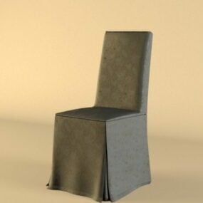 典型的酒店宴会椅3d模型