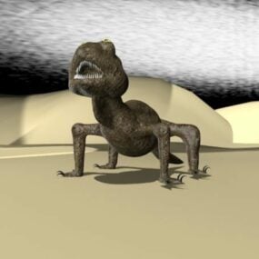 Animal House Gecko 3d model