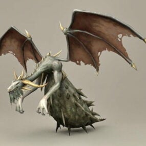 Baby Dragon Character 3d model