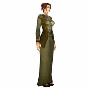 Human Female Concept Character 3d model