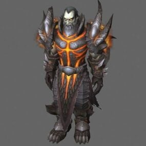 Human Warrior – Wow Character 3d μοντέλο