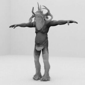 דגם 3D Humanoid Demon