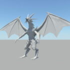 Plataforma de dragón humanoide