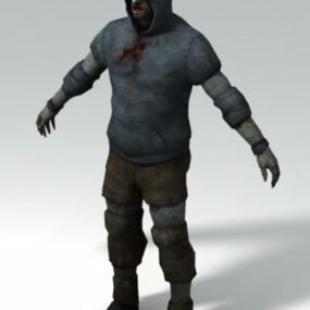 Hunter From Left 4 Dead 3d model