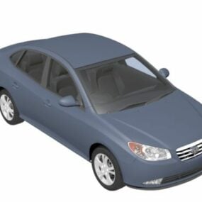 Voiture berline Hyundai Elantra modèle 3D