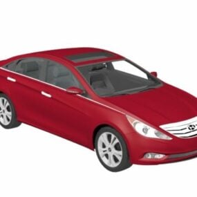خودروی هیوندای سوناتا سدان مدل سه بعدی