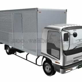Modello 3d del furgone isolato Isuzu Forward