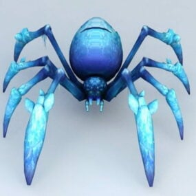 Modello 3d del ragno di ghiaccio