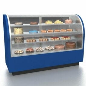 アイスクリームケーキディスプレイケース3Dモデル