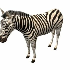 Imperial Zebra Animal 3d model