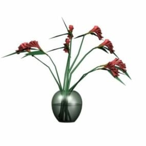 Indoor Hydroponics Flower 3d model