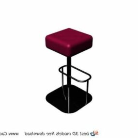 Meble przemysłowe stołki barowe Model 3D