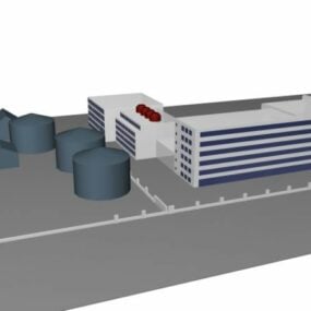 工业厂房3d模型